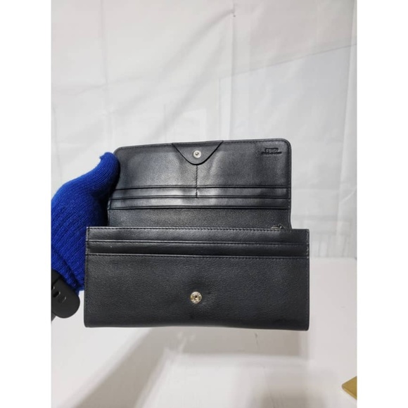 Authentic FENDI Hypnoteyes Tube Wallet Black - Picture 12 of 15